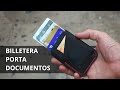 Billetera porta documento en cuero