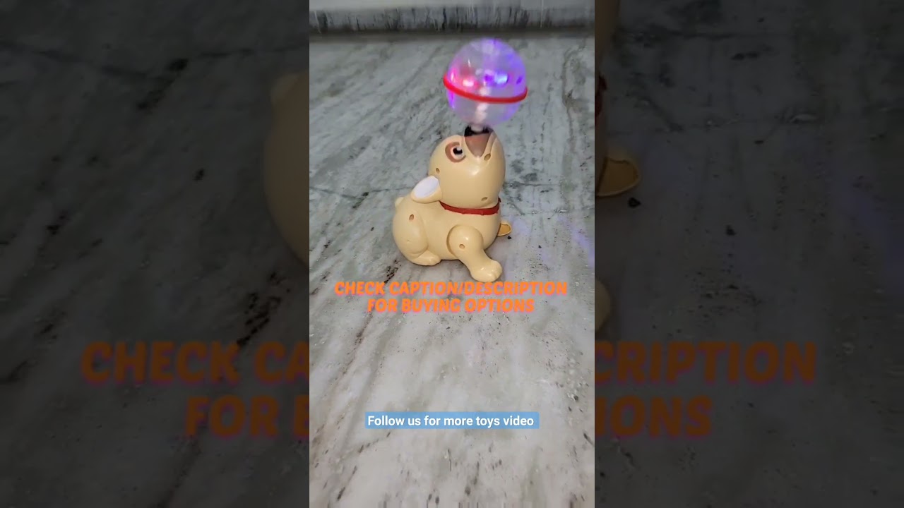 top ball rotation dog stunt toy for kids - dog 🐕🐕 - manvik toys
