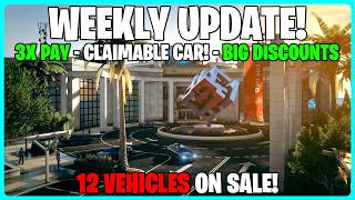GTA ONLINE WEEKLY UPDATE! FREE CAR & MORE!