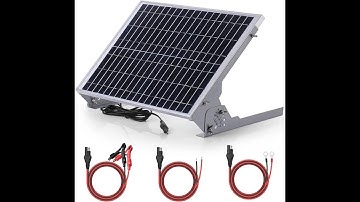 SUNER POWER 20 watt Solar Battery Charger Kit Review - Pros & Cons - SUNER POWER 20 watt solar char