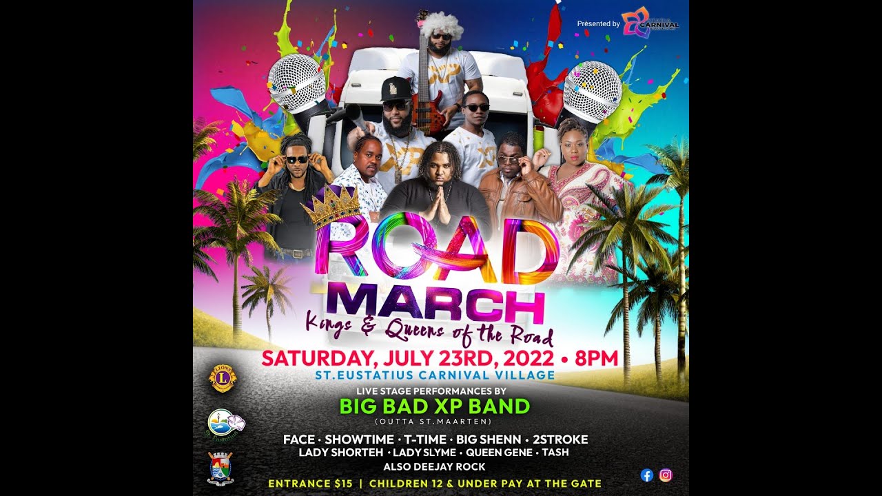 Statia Carnival Road March Show 2022... YouTube