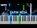 Lapin kes  helppo piano tutorial