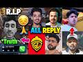 What is Truth? - RIP GodLike Player🙏💔 All Reply &amp; Full STORY😔 | Zgod,Scout,Jonathan,S8uL,8Bit Thug