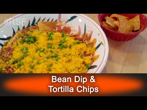 Bean Dip & Tortilla Chips - Ready, Set, Flambé: Fun Size