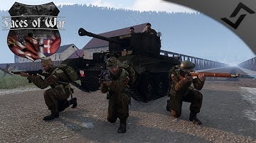 British Commandos Ardennes Retreat 1940 - ARMA 3 Faces of War WW2 Mod - UK Night Rifleman Gameplay