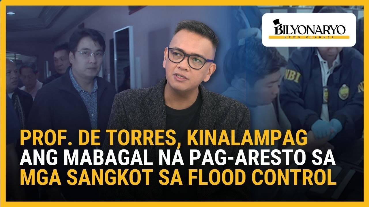 Prof. Eric de Torres, nakukulangan sa mga naarestong mambabatas sa flood control scandal | Agenda