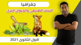 جغرافيا | النبات الطبيعي والحيوان البرى في مصر | صف أول ثانوي - ترم أول - 2021 | الخطة