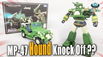 Transformer Masterpiece MP-47 Hound Knock Off Review/  Does it worthy to buy ?