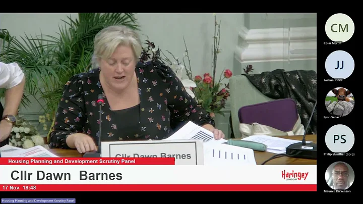 Housing Planning & Development Scrutiny Panel Budget, 17 November 2025