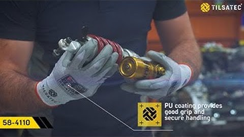 Tilsatec 58 4110 ultra-lightweight cut level D gloves