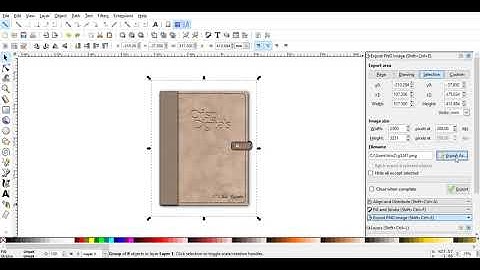 Saving your Work On Inkscape