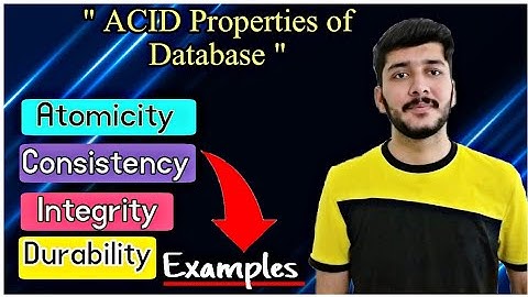 ACID properties of DBMS | Properties of database | Database Management System | Learn With Ibrahim