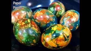 Mermena uskršnja jaja, Marble Easter eggs, Marmor Ostereier