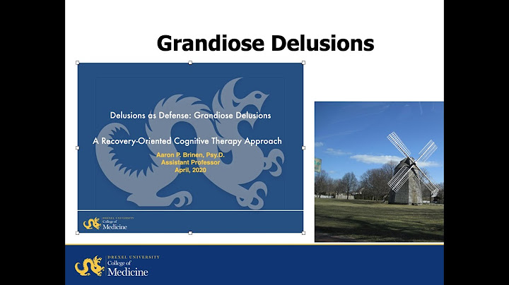 Which belief voiced by a patient with schizophrenia correlates with exhibiting grandiose delusions