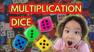 MULTIPLICATION WAR with 3 Dice | Gameschooling Multiplication screenshot 4