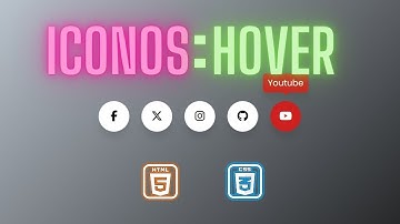Crea iconos de redes sociales emergentes con HTML & CSS | Icons Popups | font-awesome | Google font✅