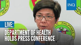 LIVE: Department of Health holds a press conference