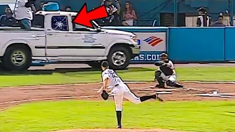 MLB Pitchers Obliterating Things with Baseballs