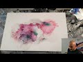 DEMO Alcohol Ink Painting Demonstration - LIVE. To inspire other artists to paint - March 21, 2020