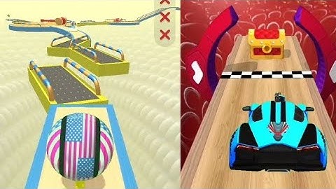 GOING BALLS VS SKY ROLLING BALL GAME PLAY WALKTHROUGH IOS END ANDROID GAMEPLAY SPEED RUN