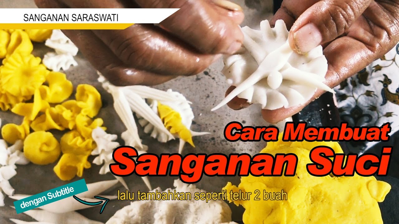 Cara Membuat Sanganan / Jaja Suci - Lengkap