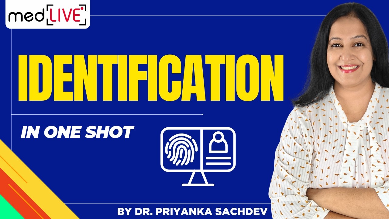 FMT: Identification | Complete Forensic Medicine Lecture | MBBS & NEET PG