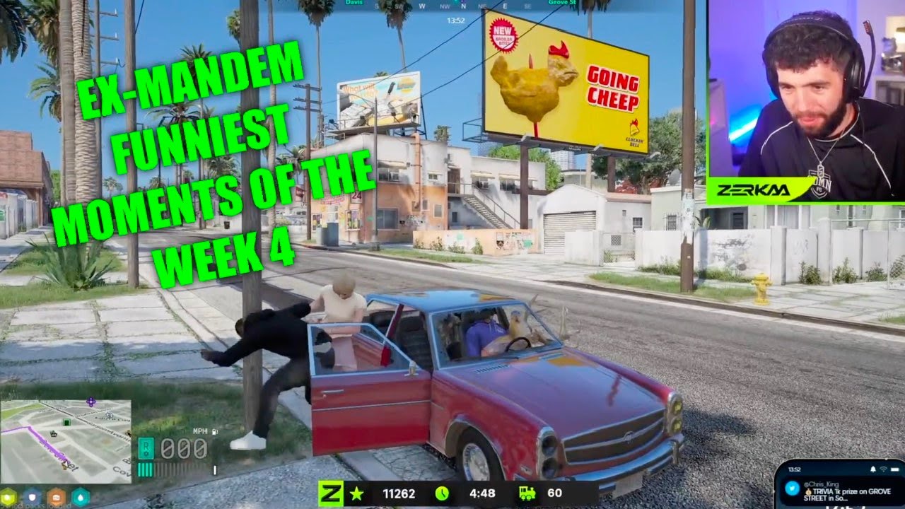 FUNNIEST Moments of the Week from Streamers I Watch who are Ex-Mandem PART 4 | NoPixel 4.0 GTA RP