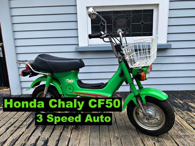 Honda Chaly CF50 3 Speed Auto - YouTube