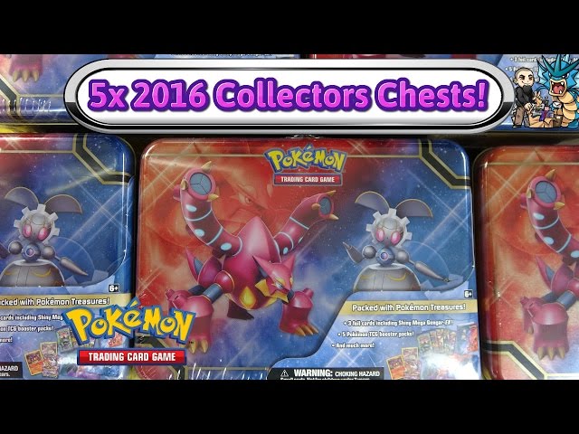  Pokemon 2016 Collectors Chest Treasure Tin: Volcanion