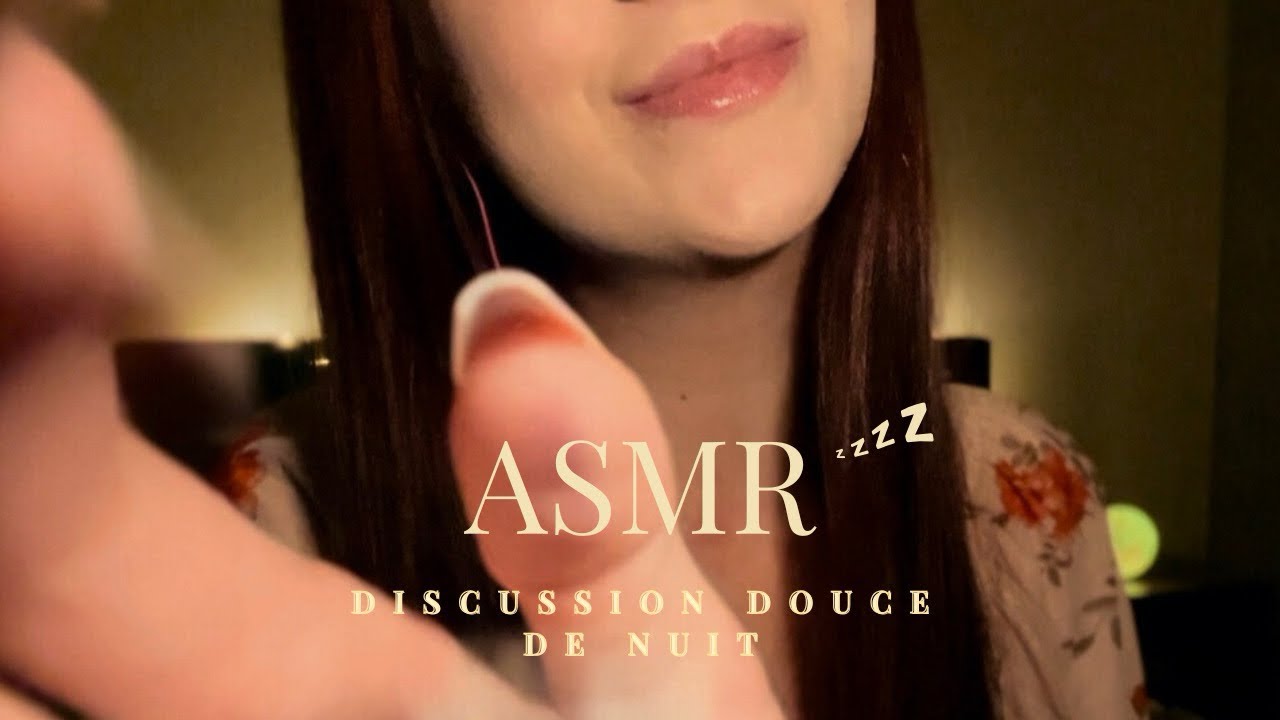Tu n’es pas seul ce soir 🌙 Discussion douce & back tracing relaxant ASMR (+musique de fond)