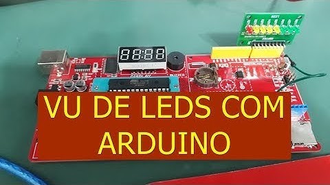 Plaquinha VU de Leds com Arduino