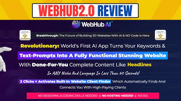 WebHub 2.0 Review & Demo - AI That Builds Your Entire Website for You
