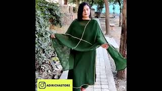 Green Duatta Set