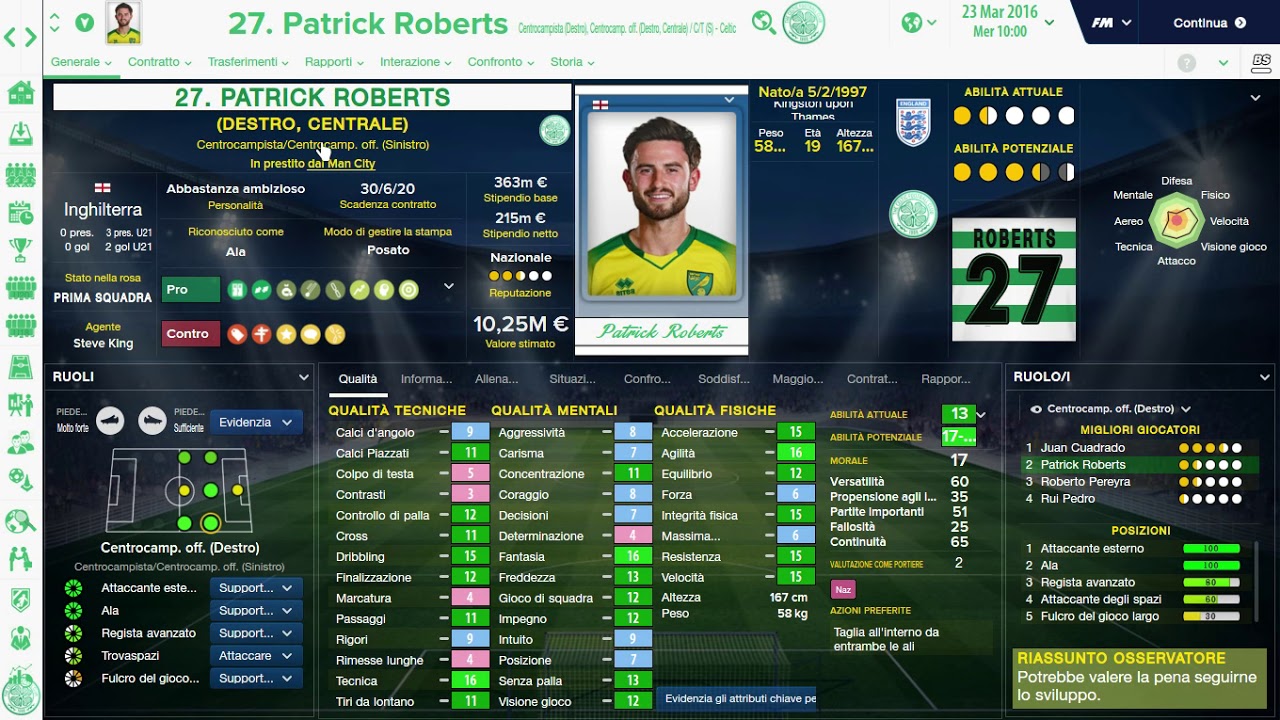 Juventus 1 stagione Football Manager 2016 YouTube