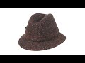 Irish walking hat in herringbone  gifts of ireland