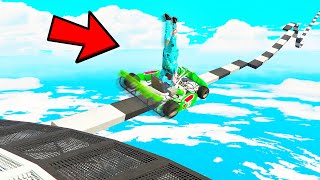 GTA 5: IMPOSSIBLE SUPER GO KART PARKOUR RACE with CHOP & BOB (99.9% AWESOME CHALLENGE)