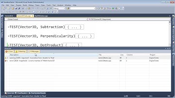 Unit Testing and Implementing Vector Magnitude