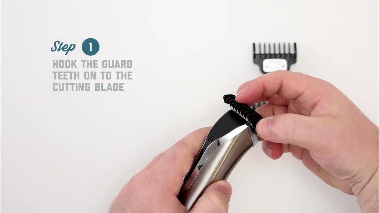 How to Attach Trimmer Guide Combs Wahl YouTube