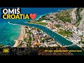 Omiš Croatia 2023❤️ Walking the center Omiš 4K