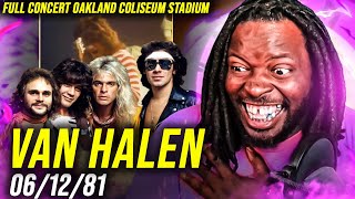 Reacting to Van Halen - Full Concert - 06/12/81 - Oakland Coliseum Stadium