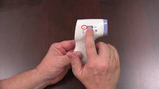 ThermoTrace 15045 Non-Contact Forehead Thermometers: Setup and Calibration