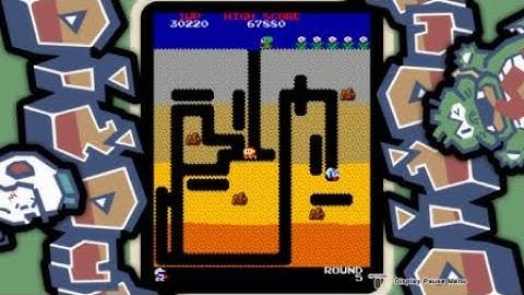 ARCADE GAME SERIES: DIG DUG - 4 Enemies Trophy