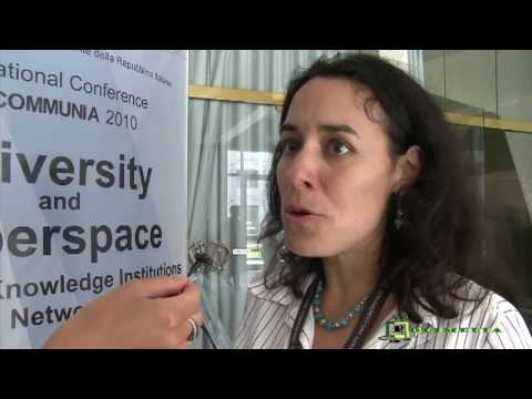 Intervista a Ximena Lopez, UniversitÃ  Roma Tre, durante l'evento University & Cyberspace