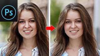 How to Depixelate or Low to High Quality or Resolution Photo/Image in Photoshop