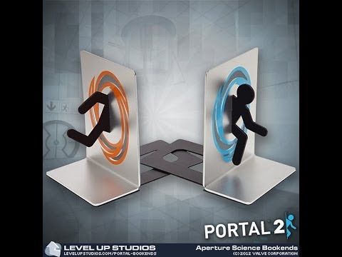 Portal 2 bookends un-boxing