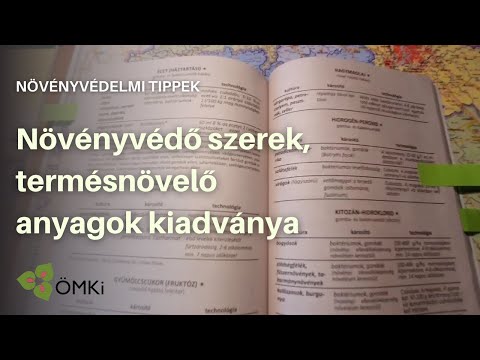 Szerjegyzéki útmutató - I. rész - növényvédő szerek, termésnövelő anyagok kiadványa