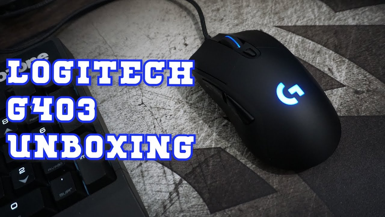 Logitech G403 HERO  UNBOXING 