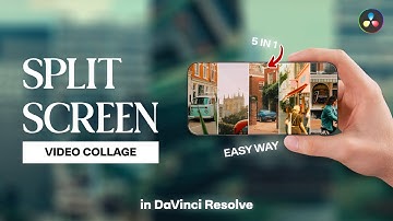 Easy Split Screen / Video Collage in DaVinci Resolve – Step-by-Step