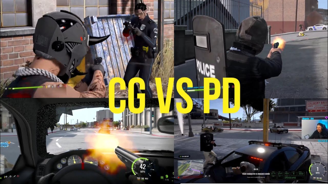 CG and Cops Agree on Cease Fire after Too Many Cops get Involved (Full Context) | Prodigy RP 2.6