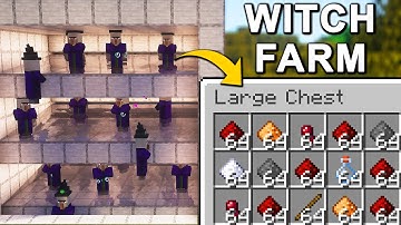 The BEST Witch Farm in Minecraft 1.21+ (Tutorial)